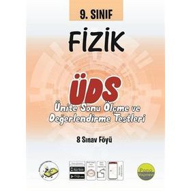 9. Sınıf Fizik Ünite Değerlendirme Sınavı-Pano Yayınları