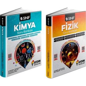 9. Sınıf Fizik ve Kimya Soru Bankası Seti 2 Kitap - Aydın Yayınları