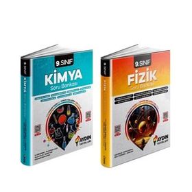 9. Sınıf Fizik ve Kimya Soru Bankası Seti 2 Kitap - Aydın Yayınları