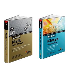 9. Sınıf Fizik ve Kimya Soru Bankası Seti 2 Kitap - Aydın Yayınları