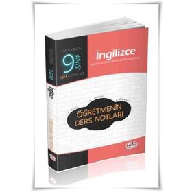 9.Sınıf İngilizce Öğretmenin Ders Notları Editör Yayınları