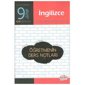 9.Sınıf İngilizce Öğretmenin Ders Notları Editör Yayınları