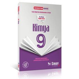 9. Sınıf Kimya Akordiyon Kitap Sınav Yayınları