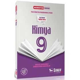 9. Sınıf Kimya Akordiyon Kitap Sınav Yayınları