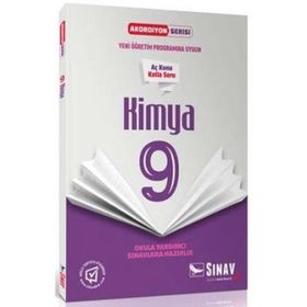 9. Sınıf Kimya Akordiyon Kitap Sınav Yayınları
