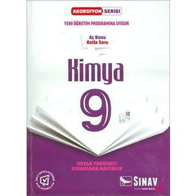 9. Sınıf Kimya Akordiyon Kitap Sınav Yayınları