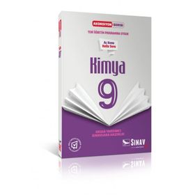 9. Sınıf Kimya Akordiyon Kitap Sınav Yayınları