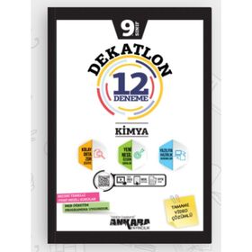 9. Sınıf Kimya Dekatlon 12 Deneme-Ankara Yayıncılık