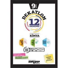 9. Sınıf Kimya Dekatlon 12 Deneme-Ankara Yayıncılık