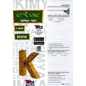 9.sınıf Kimya Efsane Soru Bankası Açı Yayınları