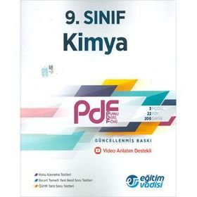 9. Sınıf Kimya Güncel Pdf Planlı Ders Föyü Eğitim Vadisi Yayınları