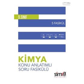 9. Sınıf Kimya Konu Özetli Soru Fasikülü-Simya Yayınları