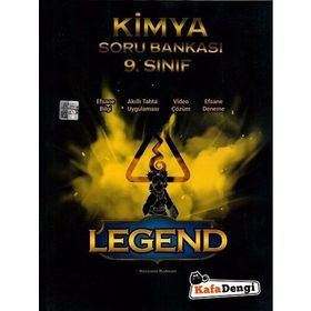 9. Sınıf Kimya Legend Soru Bankası-Kafa Dengi Yayınları