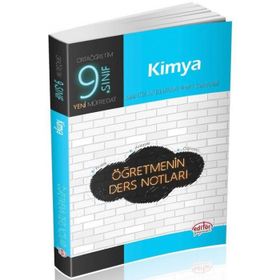 9. Sınıf Kimya Öğretmenin Ders Notları Editör Yayınları