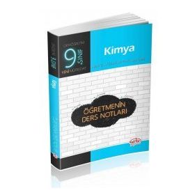 9. Sınıf Kimya Öğretmenin Ders Notları Editör Yayınları