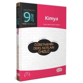 9. Sınıf Kimya Öğretmenin Ders Notları Editör Yayınları