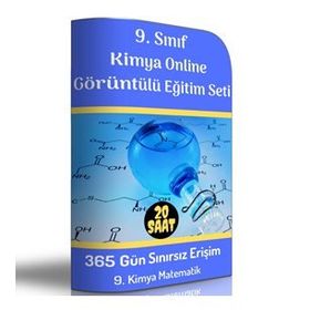 9. Sınıf Kimya Online Görüntülü Eğitim Seti