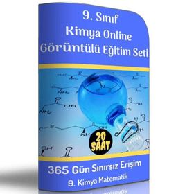 9. Sınıf Kimya Online Görüntülü Eğitim Seti