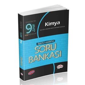 9. Sınıf Kimya Soru Bankası Özetli Lezzetli Editör Yayınları