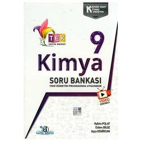9. Sınıf Kimya TEK Serisi Video Çözümlü Soru Bankası Yayın Denizi Yayınları