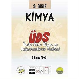 9. Sınıf Kimya Ünite Değerlendirme Sınavı-Pano Yayınları