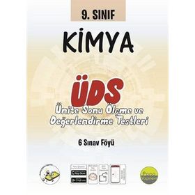 9. Sınıf Kimya Ünite Değerlendirme Sınavı-Pano Yayınları