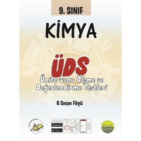 9. Sınıf Kimya Ünite Değerlendirme Sınavı-Pano Yayınları