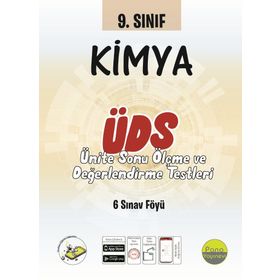 9. Sınıf Kimya Ünite Değerlendirme Sınavı-Pano Yayınları