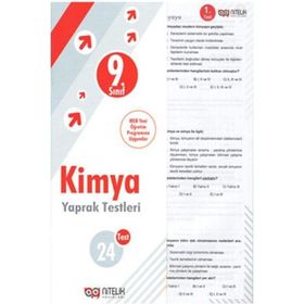 9. Sınıf Kimya Yaprak Testleri Nitelik Yayınları