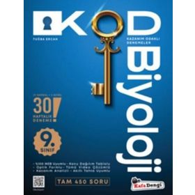 9. Sınıf Kod Biyoloji Kazanım Odaklı Denemeleri Kafa Dengi Yayınları