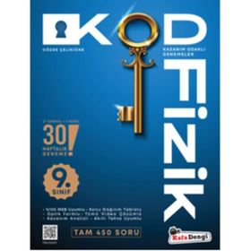 9. Sınıf Kod Fizik Kazanım Odaklı Denemeleri Kafa Dengi Yayınları