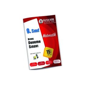 9. Sınıf Matematik Branş Deneme Sınavı Özdebir Yayınları