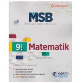 9. Sınıf Matematik Güncel MSB Modüler Soru Bankası Eğitim Vadisi Yayınları
