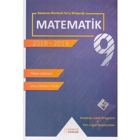 9. Sınıf Matematik Kazanım Merkezli Soru Bankası Seti Derece Yayınları Sonuç Yayınları