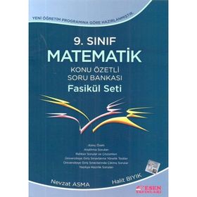 9. Sınıf Matematik Konu Özetli Soru Bankası Fasikül Seti Esen Yayınları