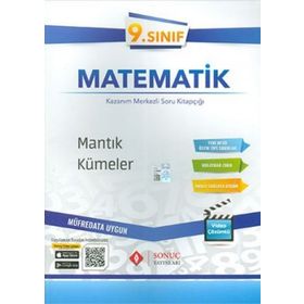 9. Sınıf Matematik Mantık Kümeler Soru Kitapçığı-Sonuç Yayınları