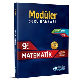 9. Sınıf Matematik Modüler Soru Bankası Eğitim Vadisi Yayınları