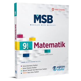 9. Sınıf Matematik Modüler Soru Bankası Eğitim Vadisi Yayınları