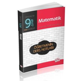 9. Sınıf Matematik Öğretmenin Ders Notları Editör Yayınları