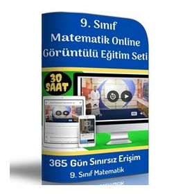 9. Sınıf Matematik Online Görüntülü Eğitim Seti