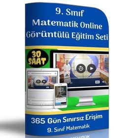 9. Sınıf Matematik Online Görüntülü Eğitim Seti