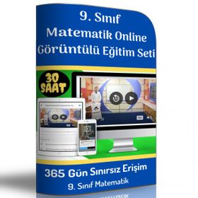 9. Sınıf Matematik Online Görüntülü Eğitim Seti