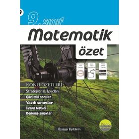 9. Sınıf Matematik Özet-Pano Yayınları