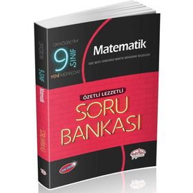 9. Sınıf Matematik Soru Bankası Özetli Lezzetli Editör Yayınları