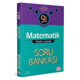 9. Sınıf Matematik Soru Bankası Özetli Lezzetli Editör Yayınları