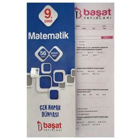 9. Sınıf Matematik Yaprak Test Başat Yayınları