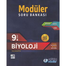 9.Sınıf Modüler Soru Bankası Biyoloji - Eğitim Vadisi Yayınları