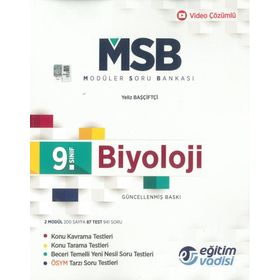 9.Sınıf Modüler Soru Bankası Biyoloji - Eğitim Vadisi Yayınları