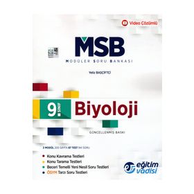 9.Sınıf Modüler Soru Bankası Biyoloji - Eğitim Vadisi Yayınları