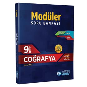 9.Sınıf Modüler Soru Bankası Coğrafya - Eğitim Vadisi Yayınları